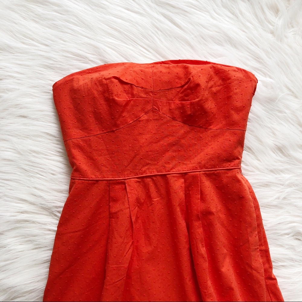 J. Crew NWT Swiss Dot Strapless Dress - Picture 3 of 4